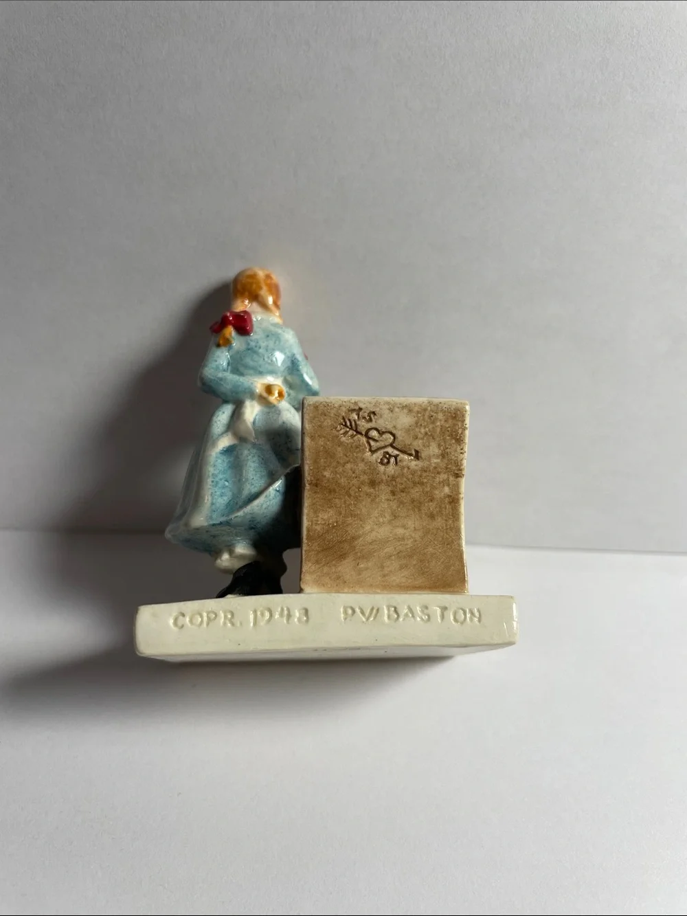 Becky Thatcher Ceramic Figurine - Blue Dress Home Accent